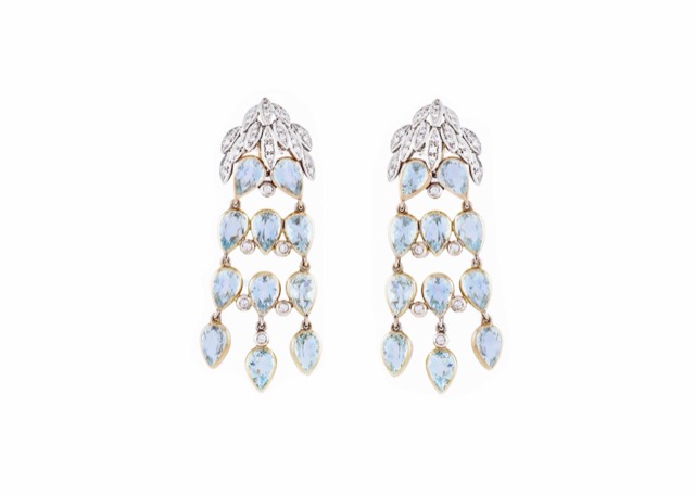 Aquamarine earrings